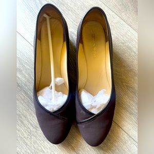 Taryn Rose Brown Ballet Slipper